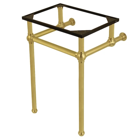 Fauceture Templeton 24" x 20-3/8" x 33-3/16" Brass Console Sink Legs, Brass VBH282033SB